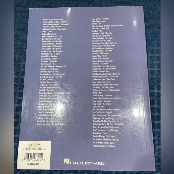 Rock Classics The Book By Hal Leonard - Picture 4 of 16